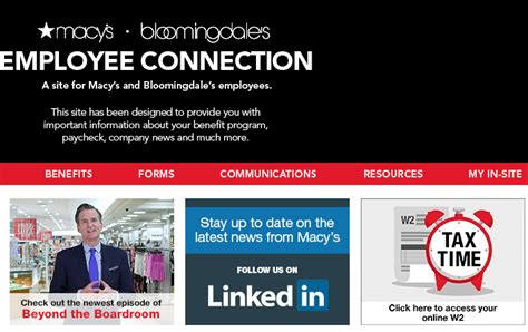 bloomingdale's employee login|employee connection.